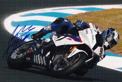 Leon haslam hand signed bmw - leon,