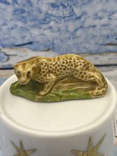 WADE WHIMSIES-Animal Figure-Set 7-LEOPARD-1976-Collectible Miniature