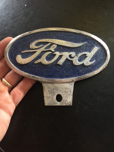Ford license plate topper - plate,