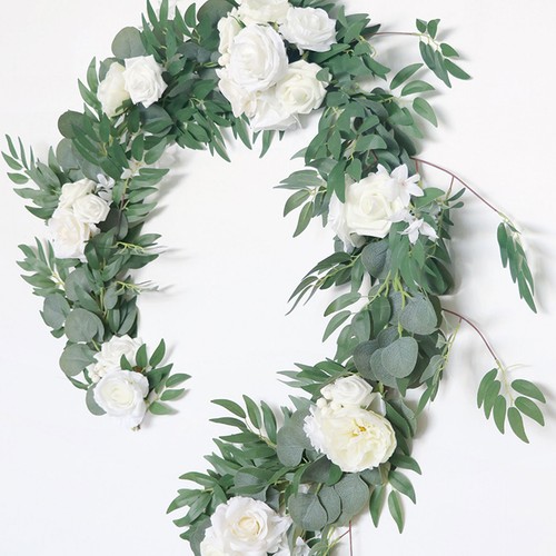 White green artificial - white,