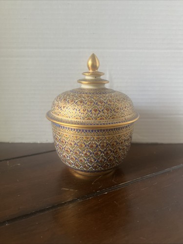 Vintage thai benjarong hand - benjarong,