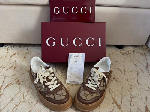 Gucci logo low top - gucci,
