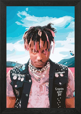 Juice Wrld Portrait Framed
