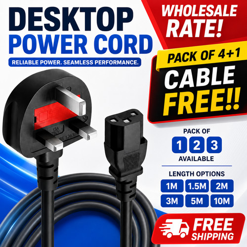 Power cord plug iec - cord, uk
