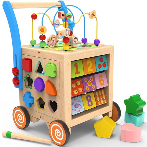 Woodmam wooden activity - woodmam, 9-in-1