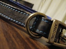 Ancol Timberwolf Dog Collar Lesther/ Short Lead.