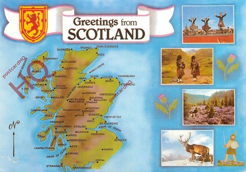 Picture postcard scotland - picture, postcard:;scotland