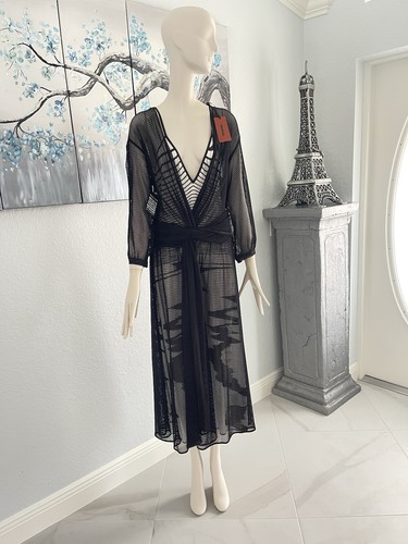 Missoni belted open knit midi - missoni, open-knit