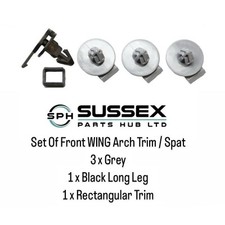 MINI BMW One Cooper S R50 R52 R53 Wheel Arch Front Wing (NOT BONNET) Trim Clips