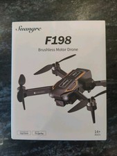 F198 Drone with Camera 720p HD and 90° Adjustable Lens. Foldable for Adults.