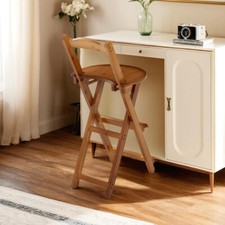 2Pc Wooden Bamboo Folding Bar