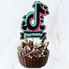 TIK-TOK Happy Birthday Cake