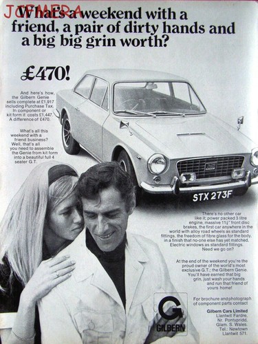 Vintage 1968 gilbern - vintage, 'gilbern'