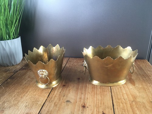 Vintage brass castellated - vintage,