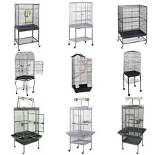 Black/White Bird cage Parrot