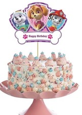 Paw Patrol Theme Cake Topper