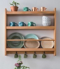 Wooden wall shelf storage - wall, shelf,