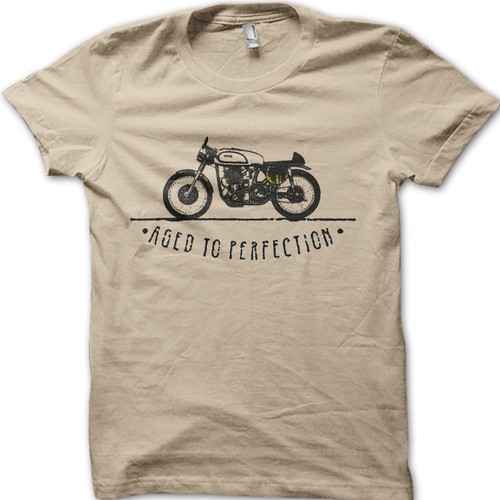 Vintage biker aged - vintage,