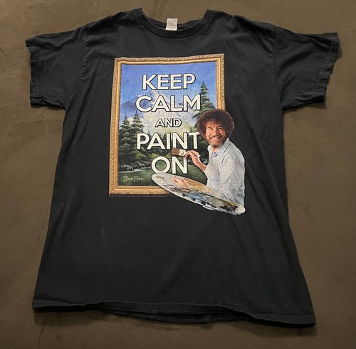 Bob ross shirt keep calm - bob,