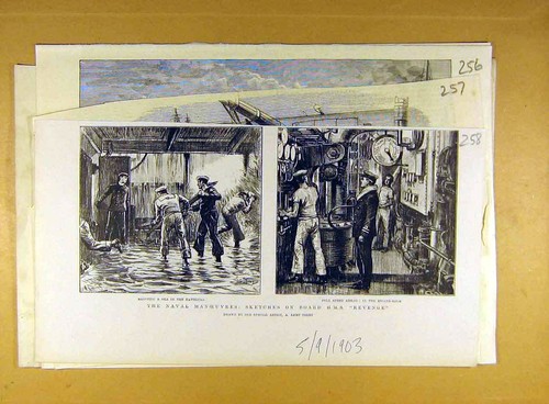Original old antique print - original,