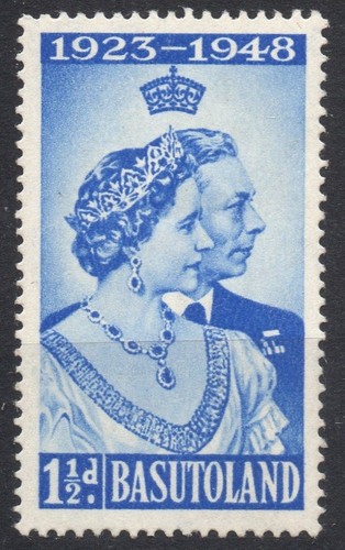 Basutoland 1948 royal silver - basutoland,