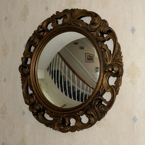 Vintage round convex baroque - convex,