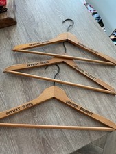 Vintage 1960-1966 Skyway Hotel London Airport Wooden Hangers
