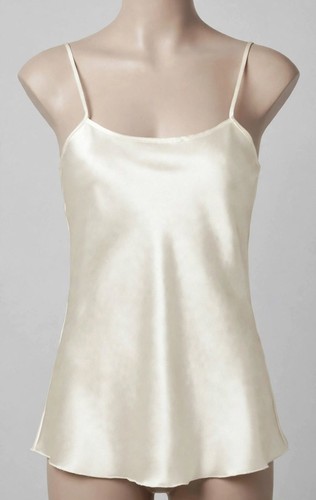 Satin cami vest color ivory - vest, color: