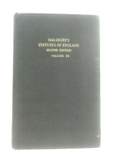 Halsbury's Statutes of England Vol 23 (Roland Burrows (Ed.) - 1950) (ID:53753)