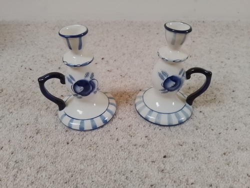 Pair vintage russian gzhel - vintage,