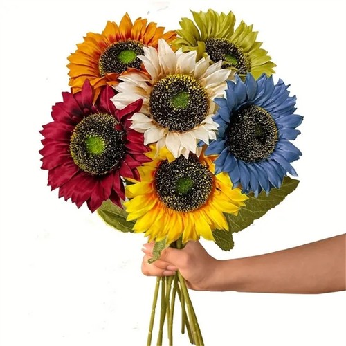 Artificial single sunflower - single,