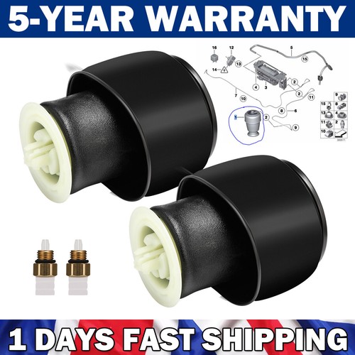 Rear air suspension spring - 2x,