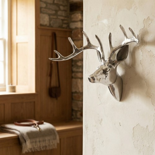 Modern silver finish wall - modern,