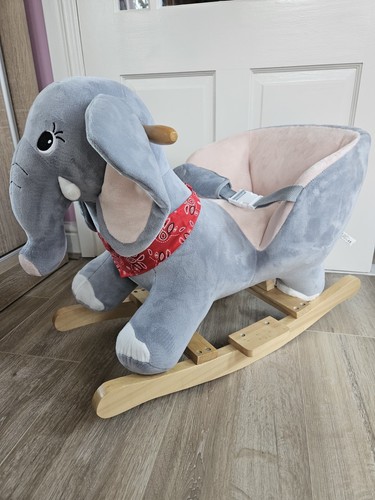 Rocking elephant chair with