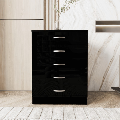 High gloss chest - gloss, drawers