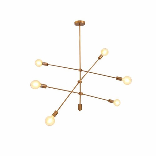 Tiered rod gold - gold, modern