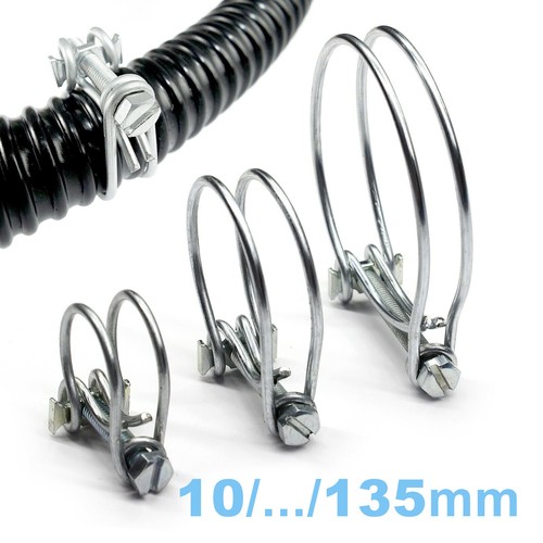 Double wire hose clamp - double,