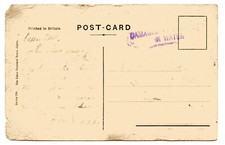 SALVAGED MAIL Egypt post card [Cairo] -washed  `DAMAGED BY IMMERSION / IN WATER`