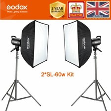 2X Godox SL60W 5600K LED Video