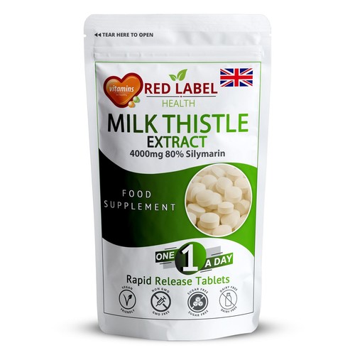 Milk thistle 4000mg tablets - thistle,