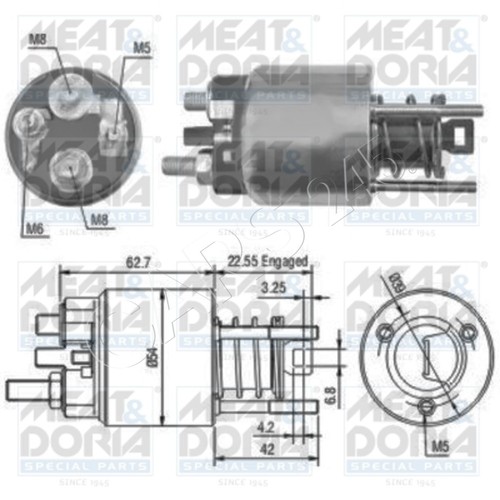 Starter solenoid switch - solenoid,