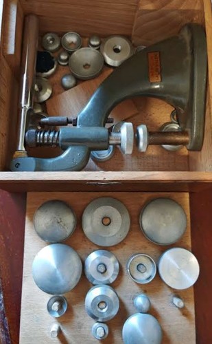 Vintage watchmaker tool box - tool,