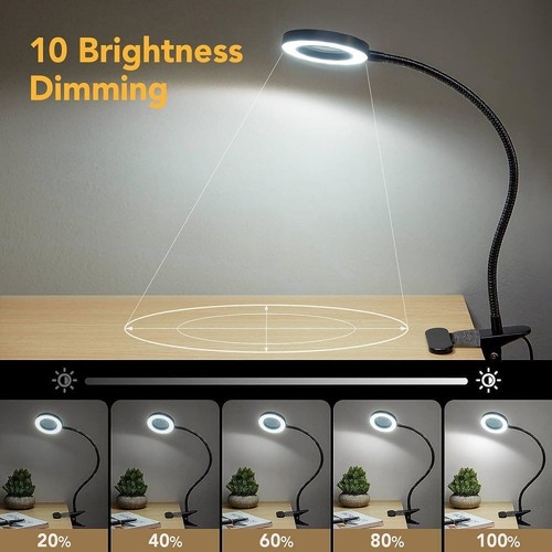 Large led lighted lamp desk - led,