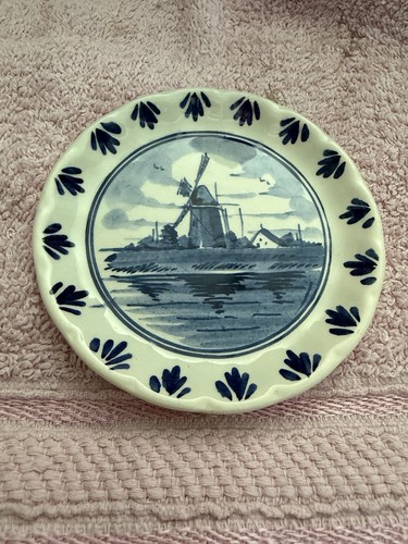 Delftblue hanging plate - hanging,