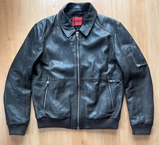 HUGO Hugo Boss Leather Bomber