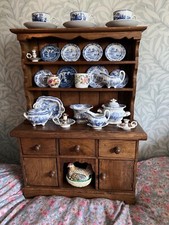 Miniature oak welsh dresser - miniature,