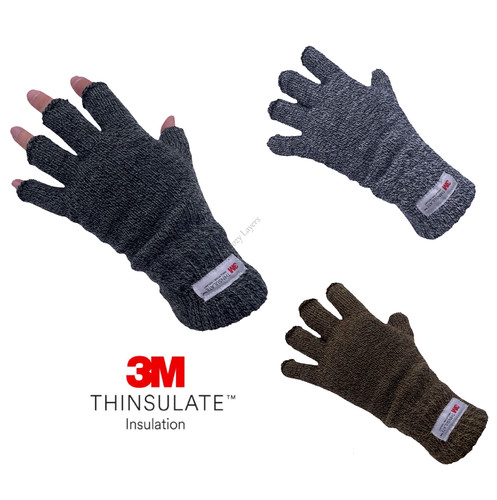 Mens adult half finger - 3m,