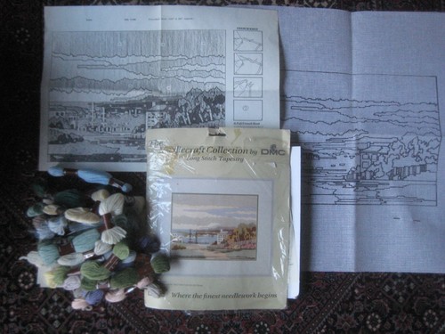 Long stitch tapestry kit sea - long,