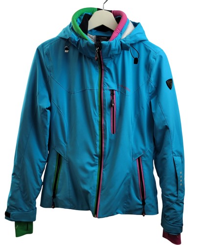 Hyra womens teal ski jacket - teal,