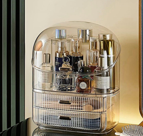 Clear plastic make - clear, make-up